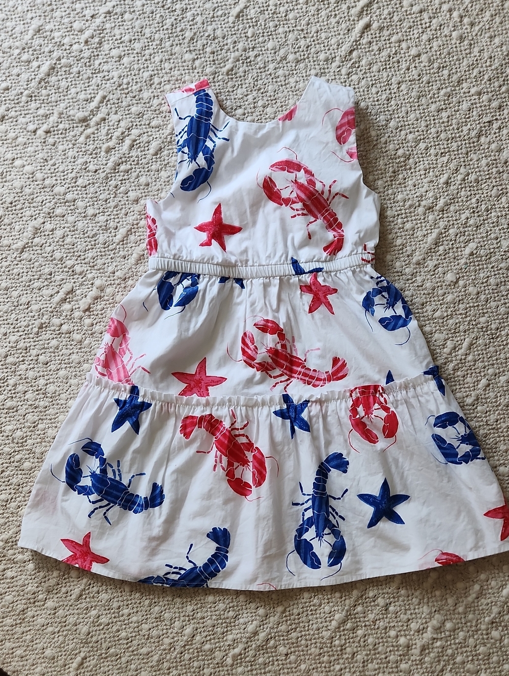 Crewcuts Girls Lobster Print Dress